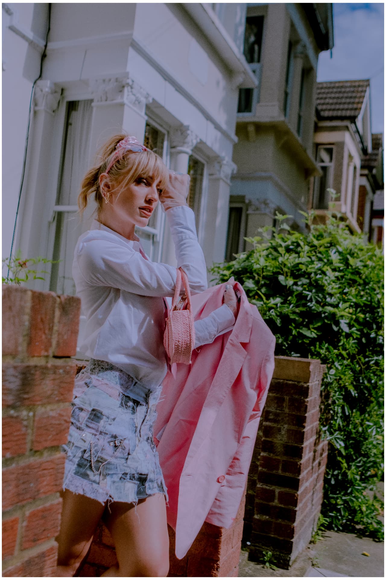 Outdoor fashion portrait of Crystal Leah Jones
